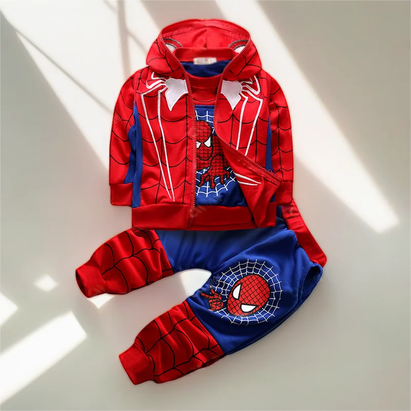 

Avenger Toddler Boys Costume For Girls Clothing Sueprhero Sets Spring Autumn Kids Outfits 3pcs Tracksuit Children Clothes