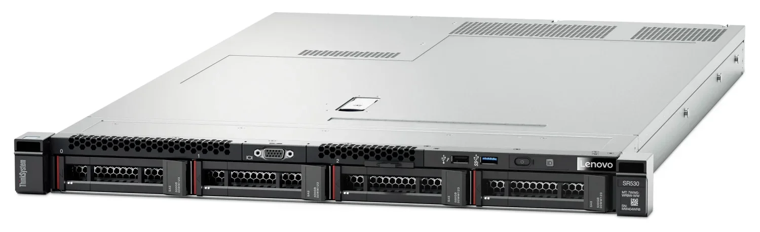 Hot selling and popular Rack server thinksystem SR530 4LFF 3204 16GB RAM 530-8i 550W