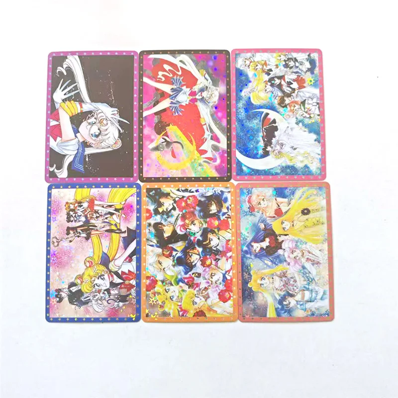 18pcs/set Japanese Anime Sailor Moon Casual Collection Hobby Game Card Anime Character JupiterMars Collection Cards Gift Toy