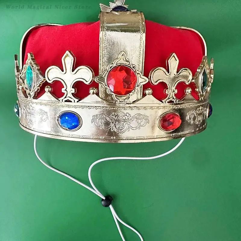 Ropa divertida para mascotas, Cosplay, capa de rey, conjunto de sombrero, disfraz de Príncipe de Navidad y Halloween, capa de moda para fiesta de mascotas, vestido decorativo elegante