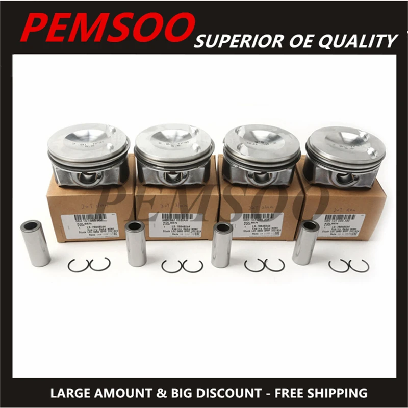 New Car Engine Pistons and Repair Kit for VW Jetta Passat Tiguan Audi A3 Q3 TT Roadster Skoda Superb Seat 06H198151G 06J103383C