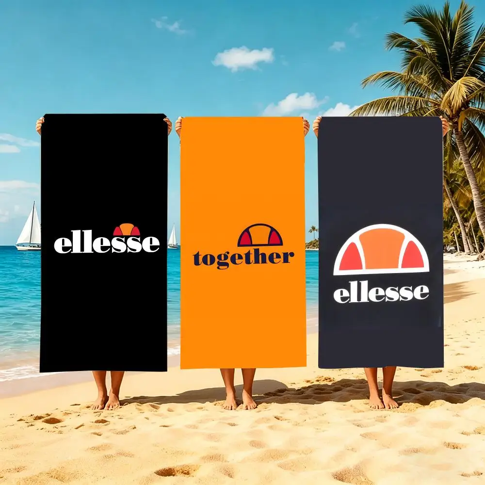 Toalla de microfibra de la marca Ellesse, toalla de playa de secado rápido, absorbente y suave para natación, yoga, resort, viajes, camping