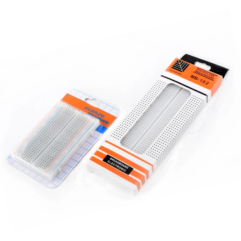 Snvi Breadboard 400/830 Tie-Points MB102 Solderless Bread Board PCB Universal Prototype Circuit Board DIY Test Board for Arduino image 5