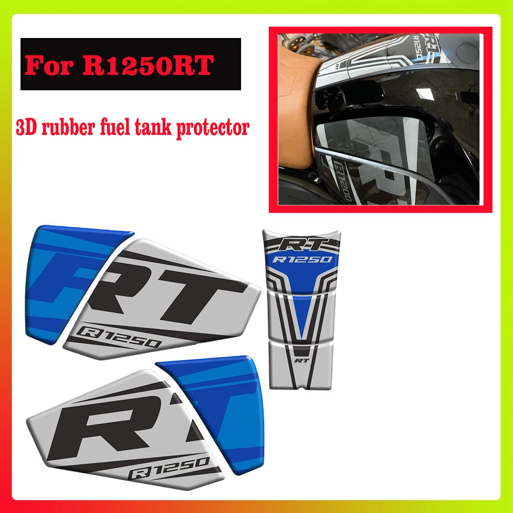 Motorcycle R1250 Motorcycle Trunk Luggage CaR 1250 RT Tank Pad Stickers Trunk Luggage Case Emblem Decal Protector Fairing Fender