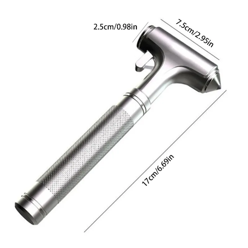 Car Safety Hammer Car Window Breaker Emergency Hammer with Seat Belt Cutter Suitable for Car Rescue Escape Rescue Safety Hammer