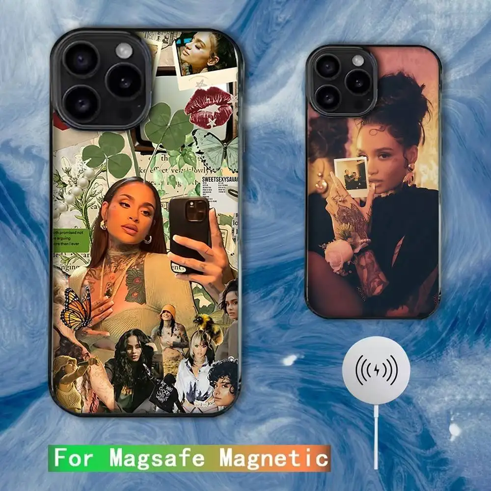 

K-Kehlanis Singer1 Phone Case For iPhone 16e,16,15,14,13,12,11,Plus,Pro,Max,Mini Magsafe Magnetic Wireless Charging