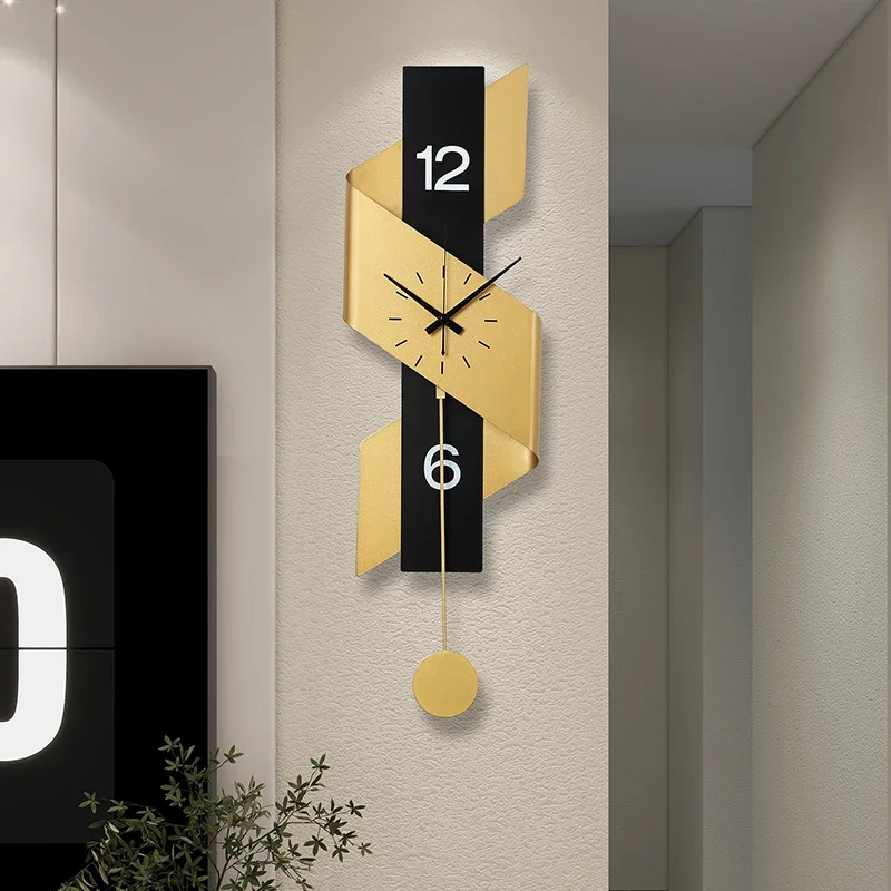 Living Room Modern Wall Clocks Simple Fashion Vintage Nordic Wall Clocks Minimalist Design Orologio Da Parete Home Decor