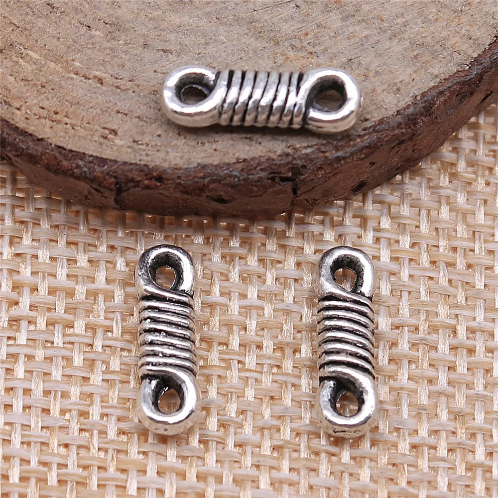 WYSIWYG 20pcs 14x4mm Twisted Rope Connector Jewelry Making For Bracelet Making Necklace Making