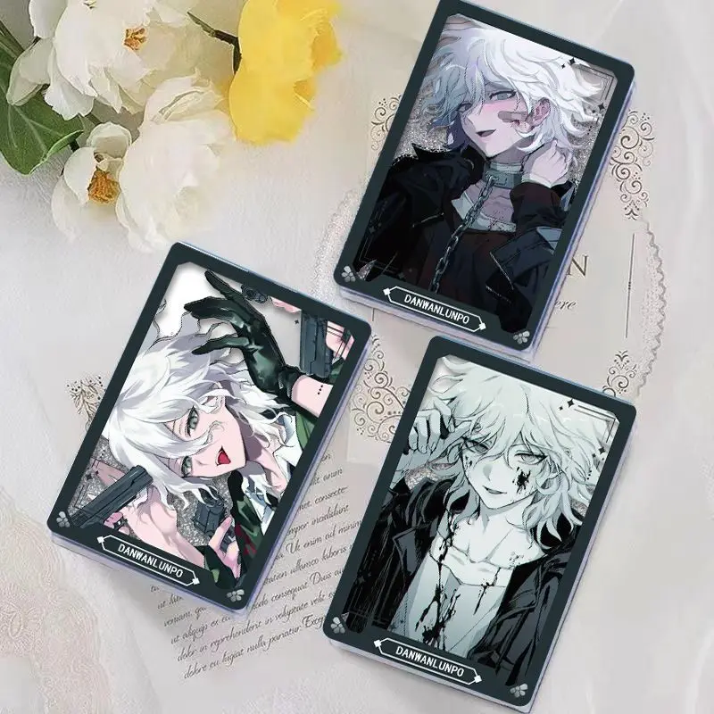 Anime Danganronpa Nagito Komaeda Quicksand Mahjong Acrylic Ornaments Cartoon Model Badge Brooch Clothes Backpack Accessories