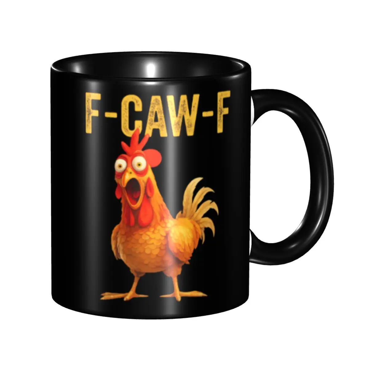 

Custom Funny F-Caw-F Chicken FCAWF Coffee Mugs DIY Ceramic Milk Tea Cup