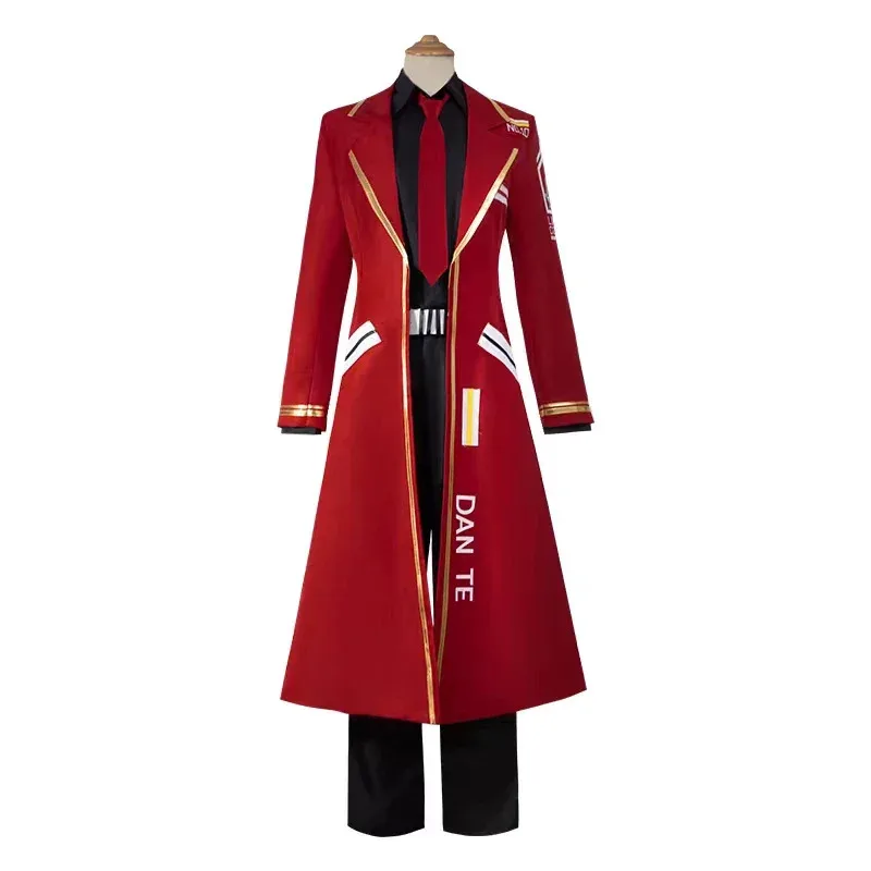 ชุดคอสเพลย์อนิเมะ Dante ปี 2025 ของ Limbus Company สีแดง สำหรับผู้ชายและผู้หญิง งานปาร์ตี้ฮาโลวีน งานคาร์นิวัล