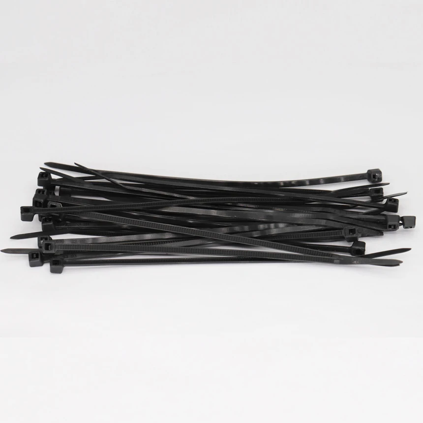 

8*300 Self-locking Plastic Nylon Tie Black White Cable Wire Fastening Binding Organizer Ring Zip Wraps Strap Zip Ties Cable Tie