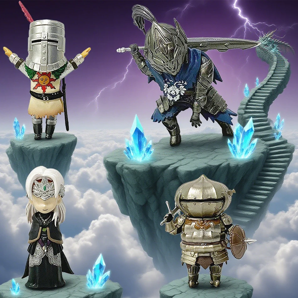 10 cm Dark Souls Solaire of Astora The Fire Keeper Actionfigur PVC-Sammlung Desktop-Ornamente Modellspielzeug für Kindergeschenke