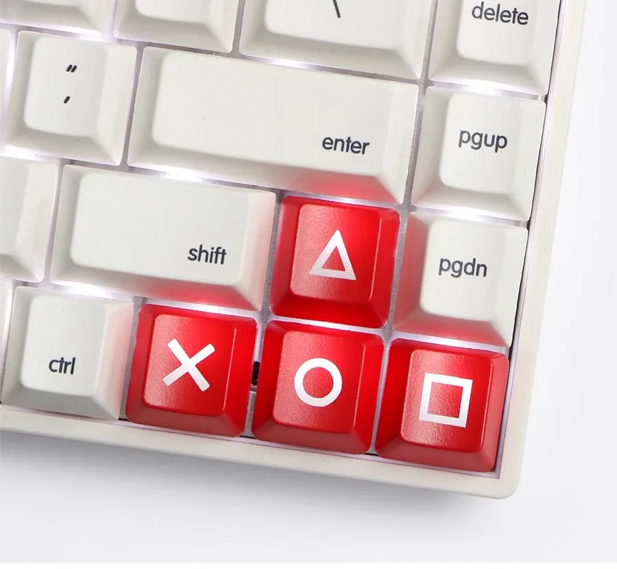 Tutup Tombol PBT/ABS Tutup Kunci Sublimasi Pewarna Set Tombol Panah/Arah untuk Keyboard Gaming Mekanis Sakelar Cherry MX