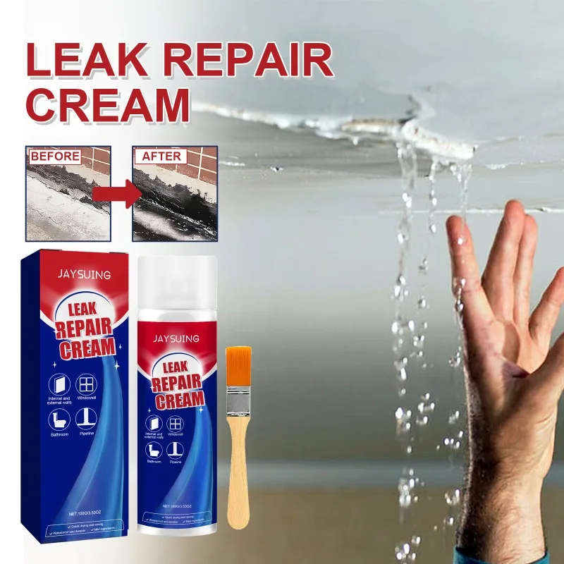 100ml Leak Proof Repair Glue High Temperature Resistant Moisture Proof Waterproof Sealant Bathroom Pipe Wall Home Sealing Repair