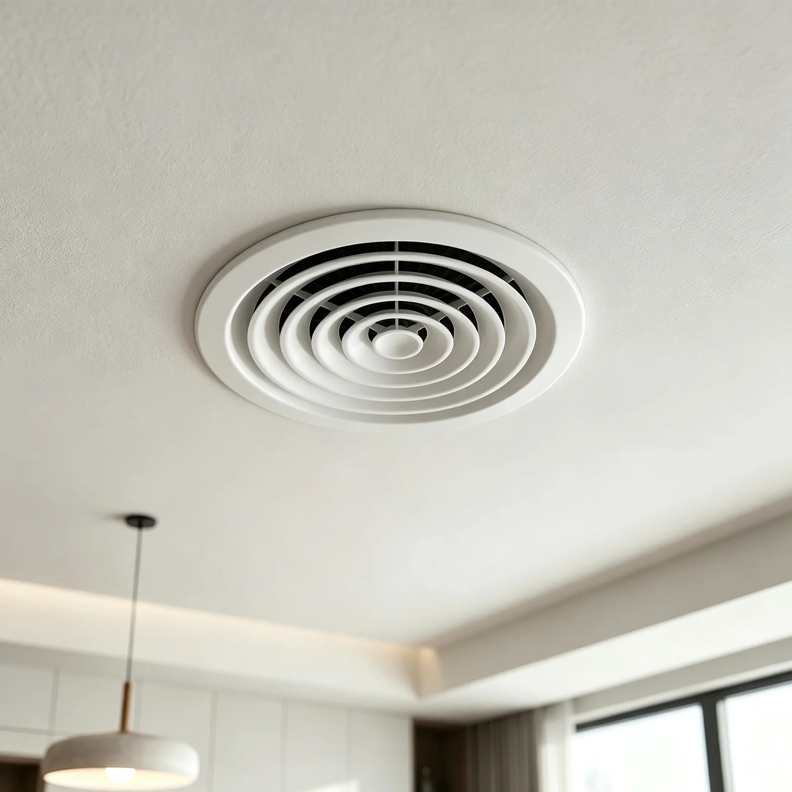 Clean Look For Home Use for exhaust Vent Cover ABS Material Construction Easy To Install Efficient Ventilation