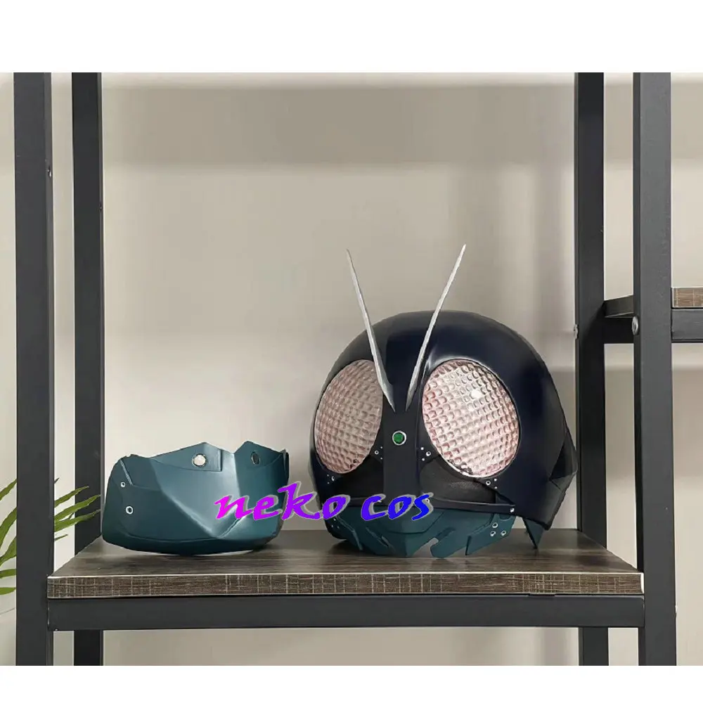 nekocos Shin Kamenen رايدر 1 go Shin 2 go Shin No.2 + 1 go Shocker خوذة قناع الراتنج تأثيري حجم مخصص