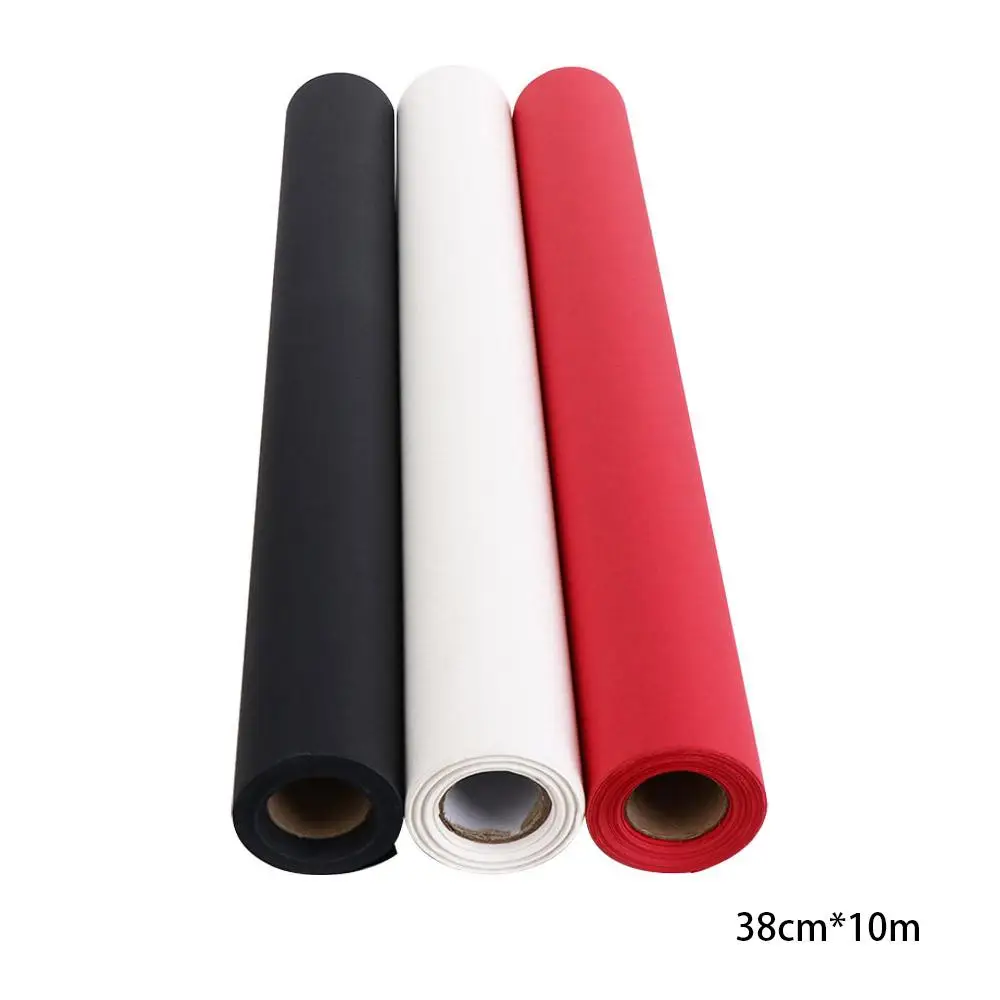 Paper Roll Red Kraft Paper Roll Bouquet Paper Durable Gift Wrapping Paper White Packing Material Packing Paper Flower Packaging