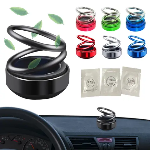 Solar Auto Lufter frischer Auto Aroma therapie 360 Grad Rotation Parfüm Duft Auto Aroma Auto Innen dekor Zubehör