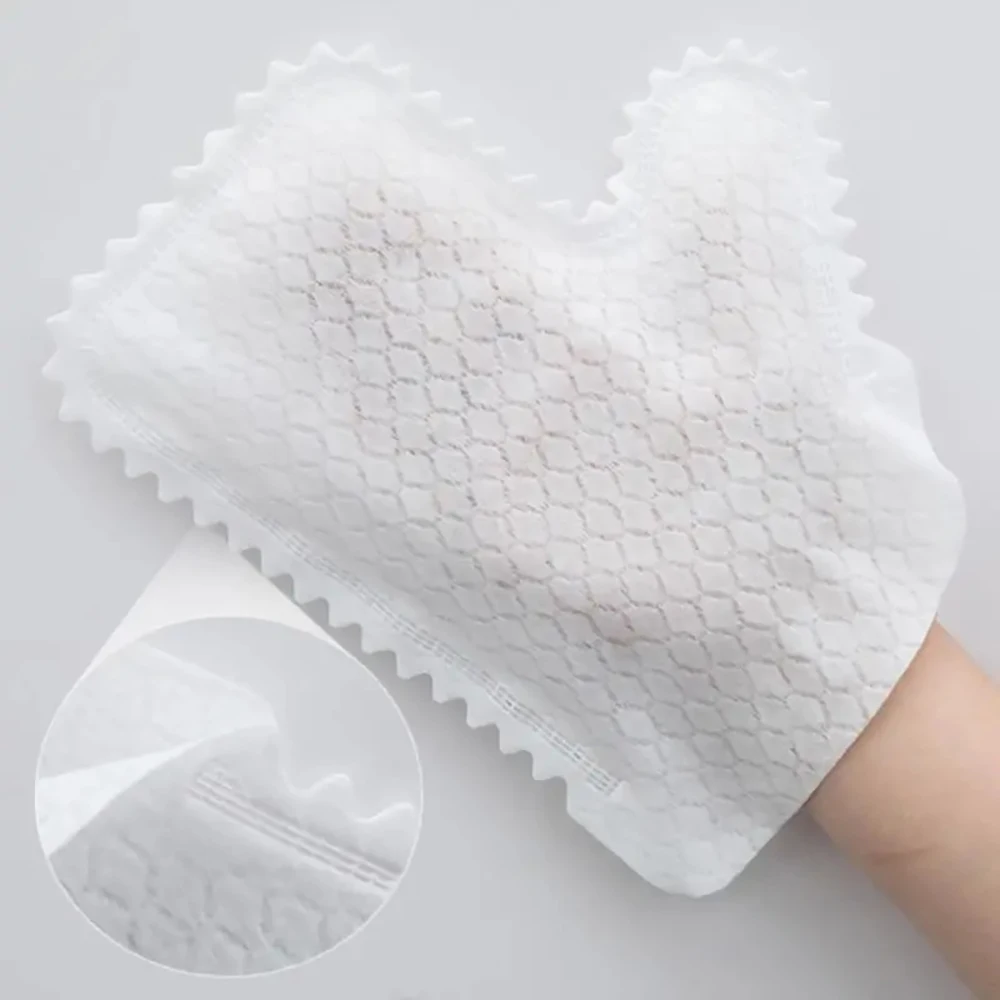 10/30/50PCS Dust Cleaning Gloves Non-woven Fish Scale Duster Cleaning Gloves Reusable Household Kitchen Gloves Clean Tools