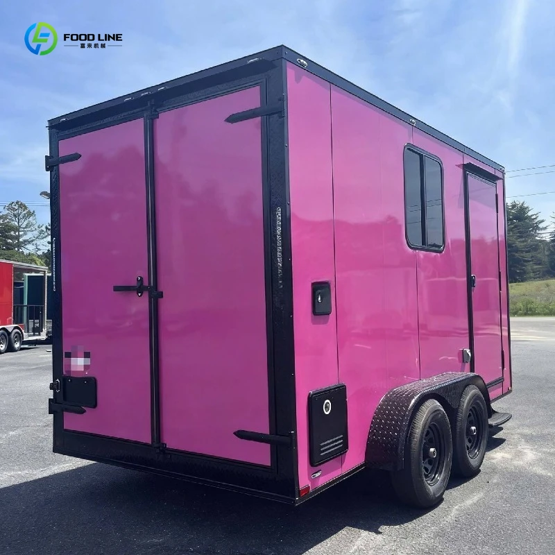 Customized New Arrivals Mobile Pet Grooming Trailer Truck Type Dog Wash Cleaning Multipurpose Trailer