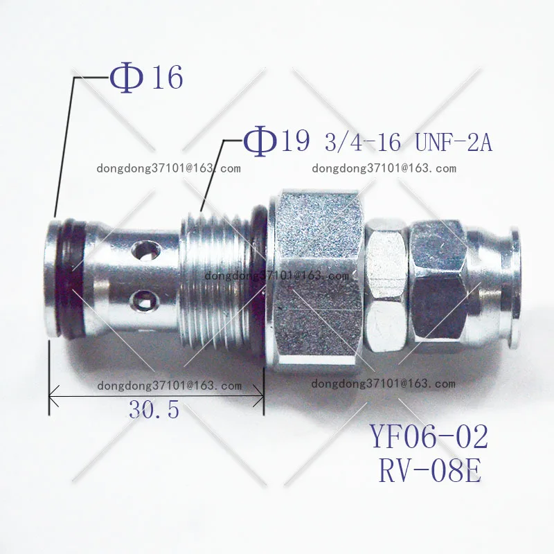 Factory direct sales of hydraulic thread cartridge YF06-02 RV08-04 direct acting relief valve pressure regulating valve