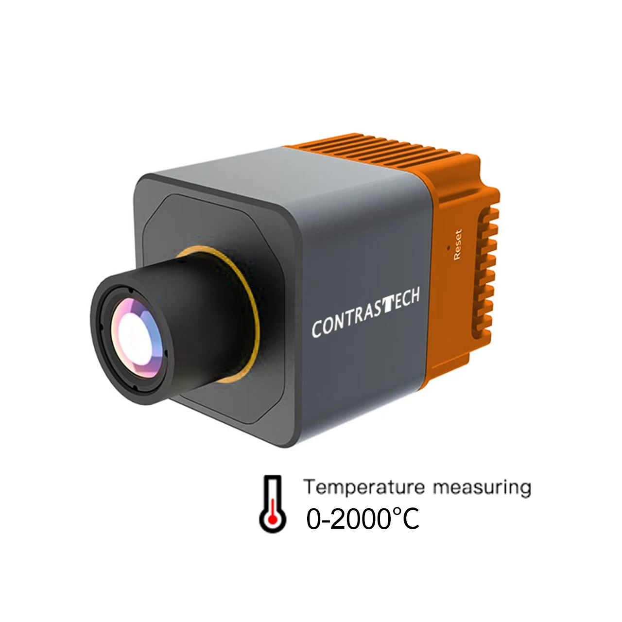 2026 200℃ Protective Shell 7.5~ 14μm 640x512 0~2000℃ ModbusTCP ONVIF GB28181 Radiometric Thermal Camera for Mo