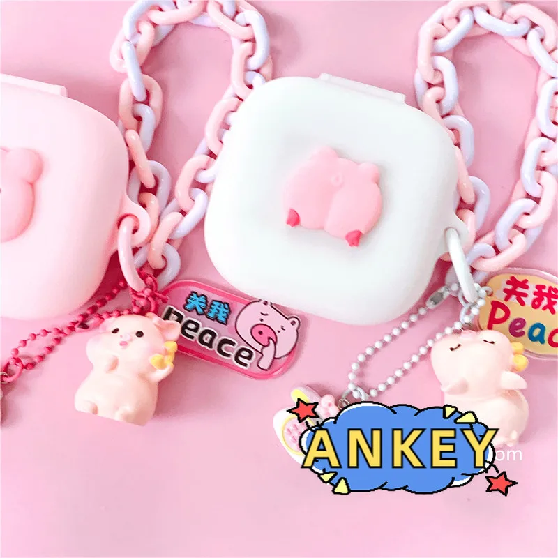 Case for Shokz OpenFit Air T910 T511 Protective Silicone Cute Cartoon Covers Wireless Earbuds Shell TWS Headphone Portable