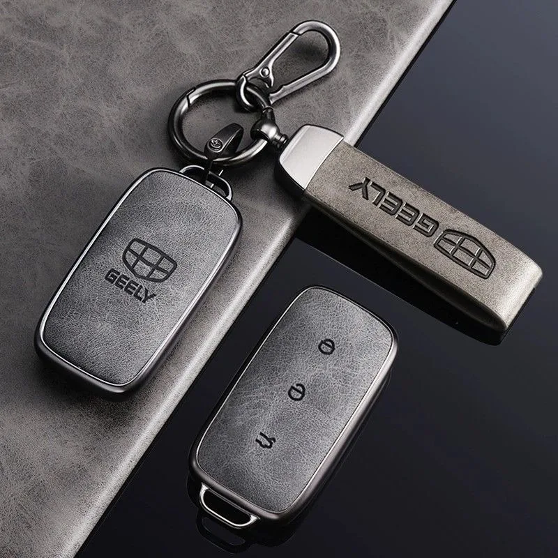 Car Key Case Fob for Geely EX5 Accessories 2026 Galaxy E5 EMi PHEV Starray Bybrid Starship 7 Mexico Keychain Remote Cover Shell