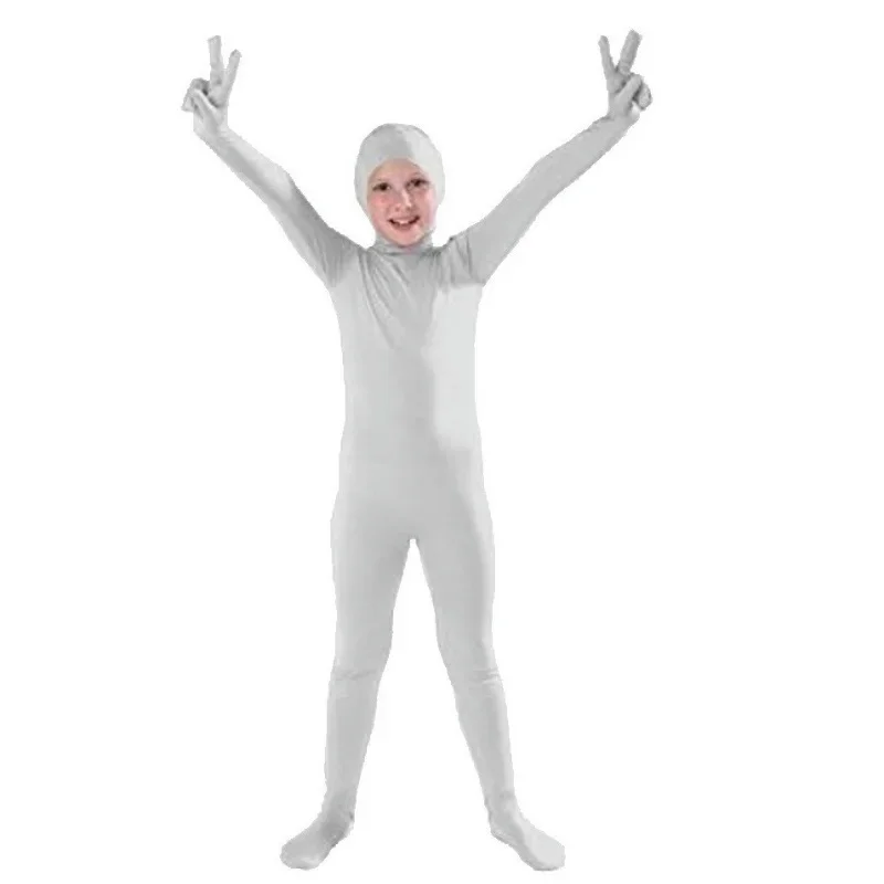 Children Leotards Stage Performance Costume Ninja Invisible Man Tights Stage Black Man Invisible Cloak