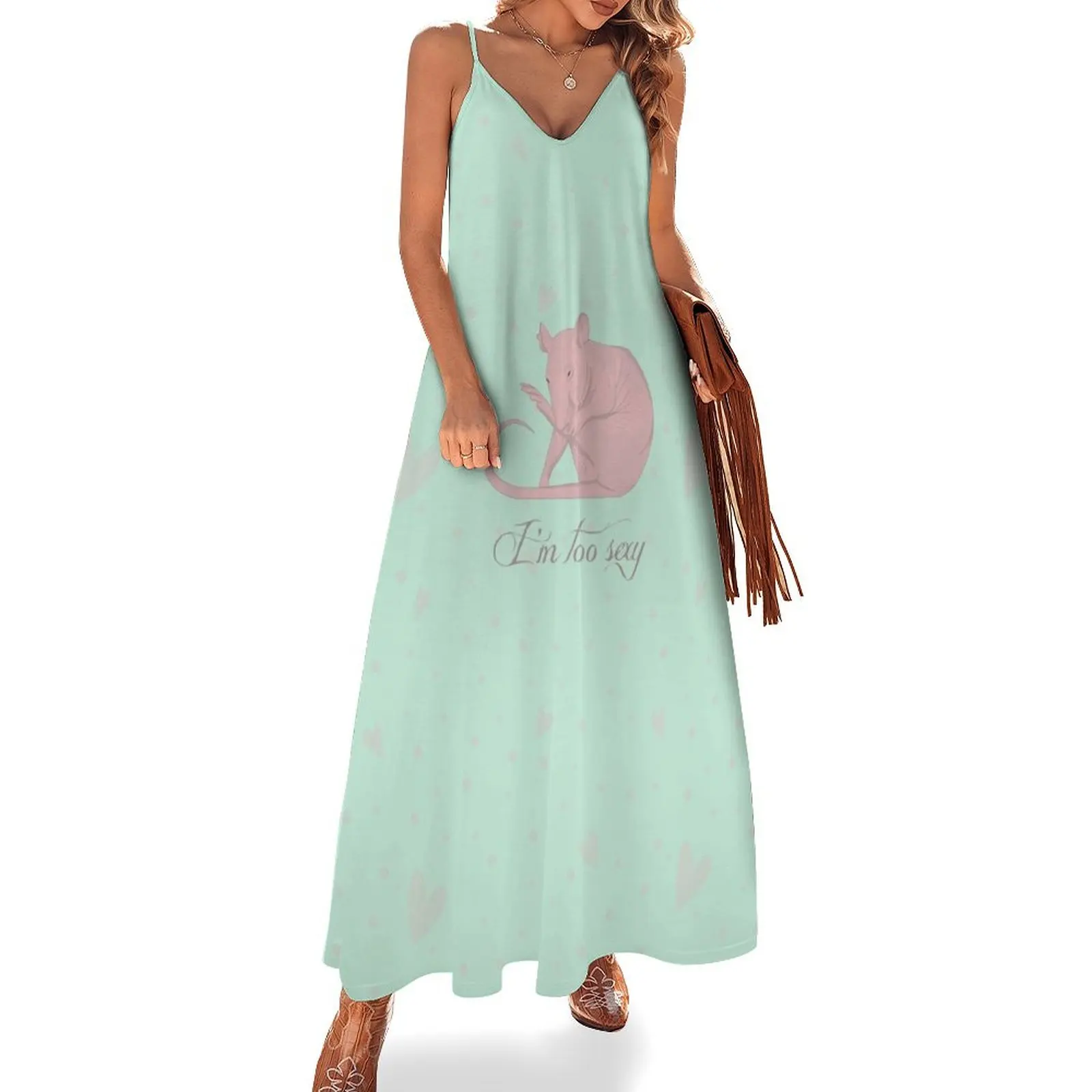 

Sexy rat Sleeveless Dress Women's dress Bride dresses Dress
