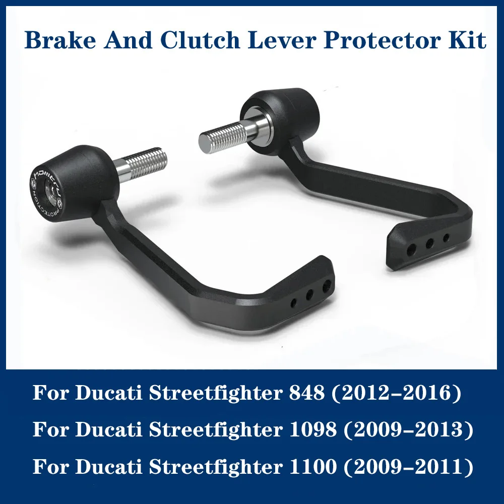 

Motorcycle Brake and Clutch Lever Protector Kit For Ducati Streetfighter 848 1098 1100 2009-2016