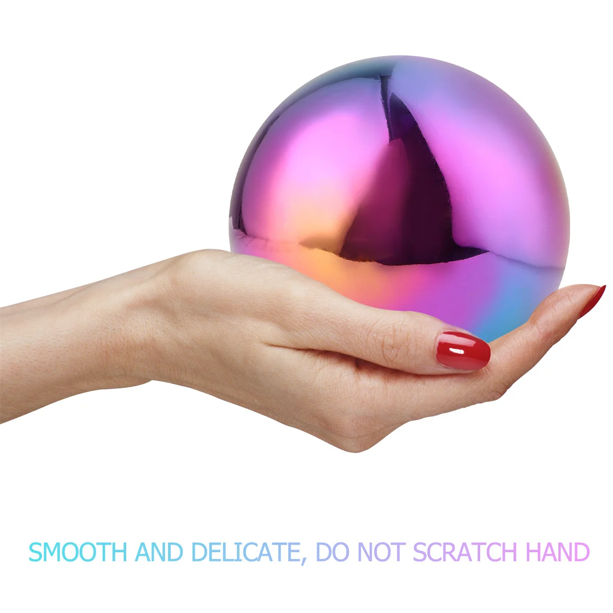 

1Pcs 150Mm Hollow Metal Ball Stainless Steel Round Mirror Polished Fine Texture Decorative Sphere for Home Gift Use