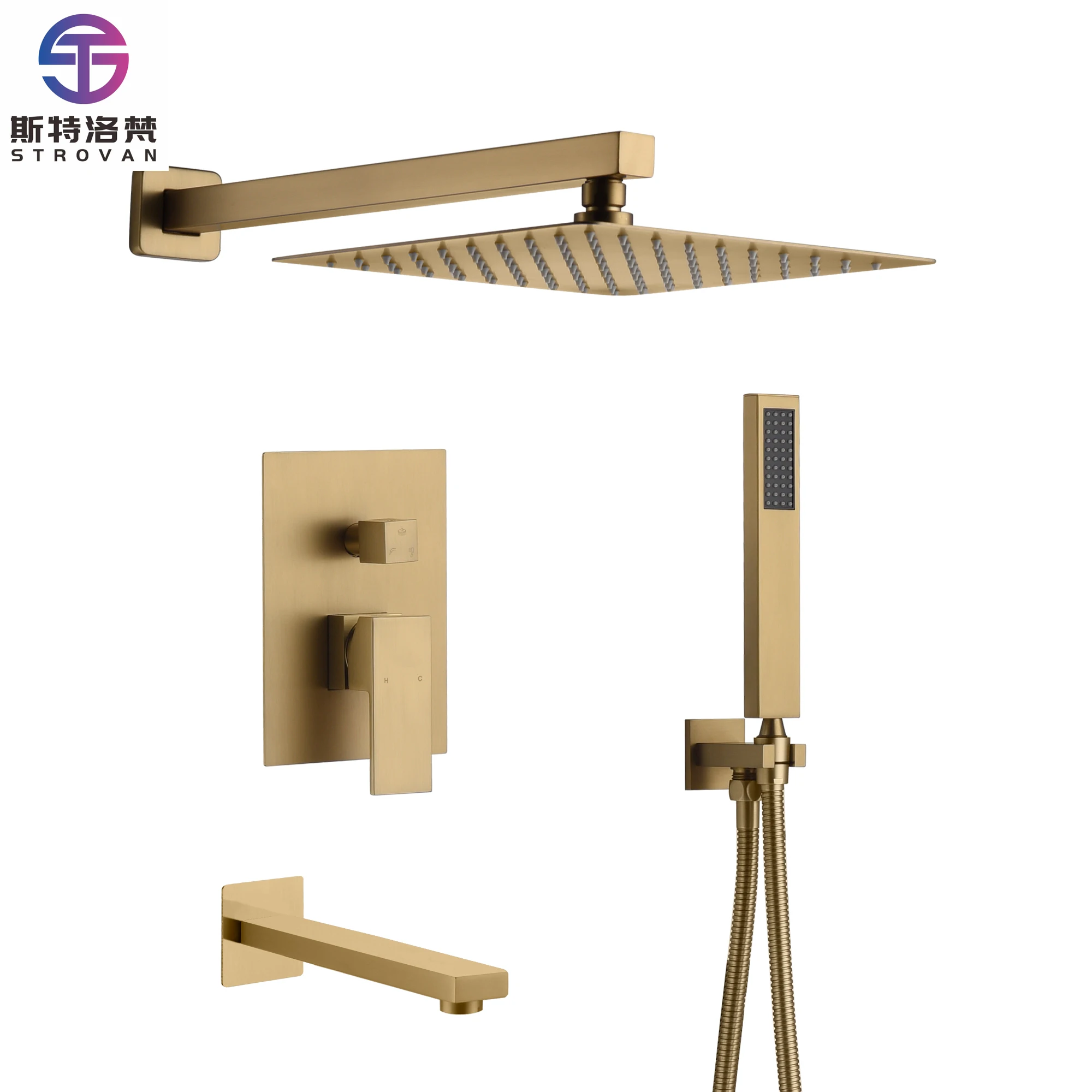 

Wall Mounted Shower Sets Shower Head and Faucet Set