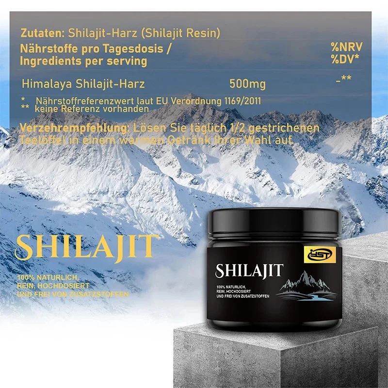 3Bottles 100% High Purity Shilajit Mineral Supplements Natural Organic Shilajit with 85+ Trace Minerals & Fulvic Acid