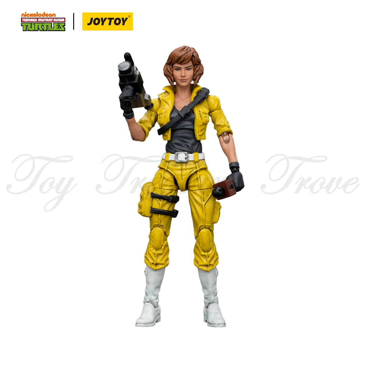 [IN MAGAZZINO] JOYTOY 1/18 Action Figures TMNT Splinter April O'Neil Anime Figure Modello Giocattolo