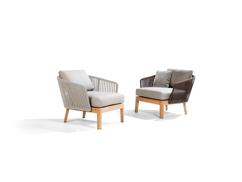 & Modern Design Wood Frame Outdoor Garden Sofa Set with Armrest-Durable for Villa & Hotel Use