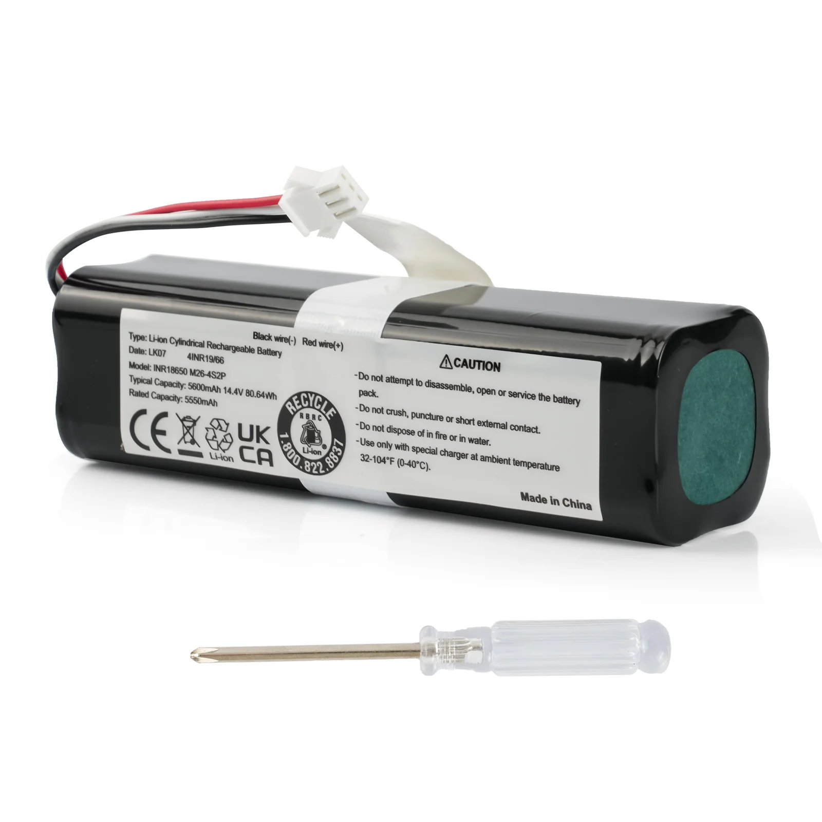 14,8 V 5600 mAh Ersatzakku für Proscenic M7 Pro, M8 Pro, M7 MAX, Laresar L6 Pro, Ultenic T10, Viomi S9, Viomi D800,