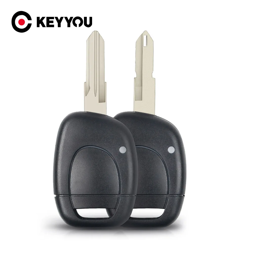 KEYYOU Remote NE73/VAC102 Blade Key Shell Cover Case For RENAULT Twingo Clio Kangoo Master Simbol 1 Button Key Fob Case