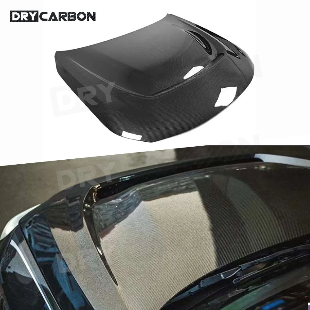 

Передние вентиляционные отверстия капота двигателя из углеродного волокна для BMW M2 G87 2023 + накладка на капот двигателя, комплект кузова, аксессуары