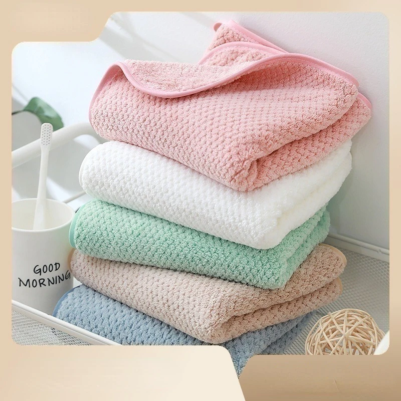 NEW 1 piece towel microfiber quick drying 34x75cm Quick-Dry Solid Color Soft Face towel Dry Head Hair Towel free shipping