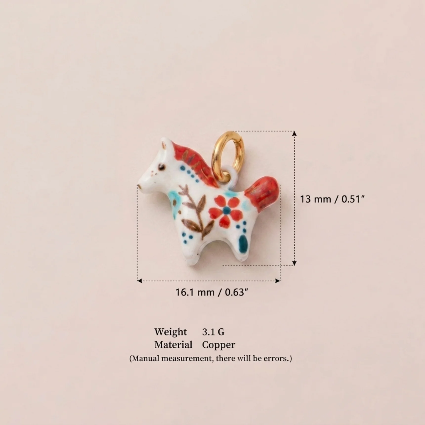Frische und Niedliche Neue Einhorn-Haus-Fuchskopf-Pilz DIY Anhänger Charms für Schmuckherstellung – Detail 4