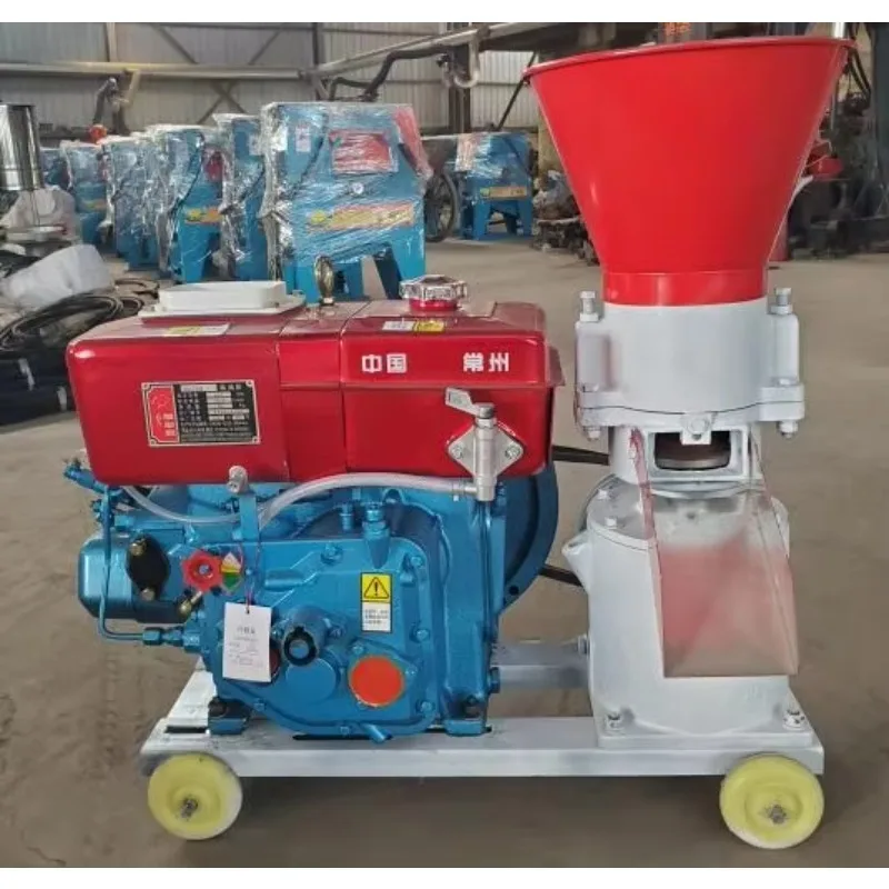 

Small Grass tle Animal Flat Die Pellet Mill Pelletizer Machine Poultry Chicken Feed Pellet Making Processing Machines