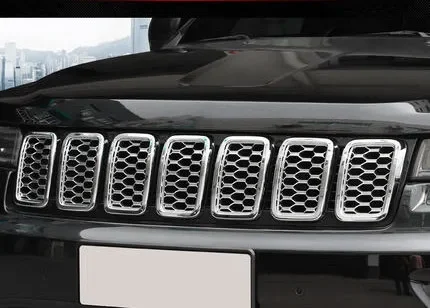 

RQXR Front Bumper Frame Grill for Jeep Grand Cherokee Radiator Grille Car Accessories