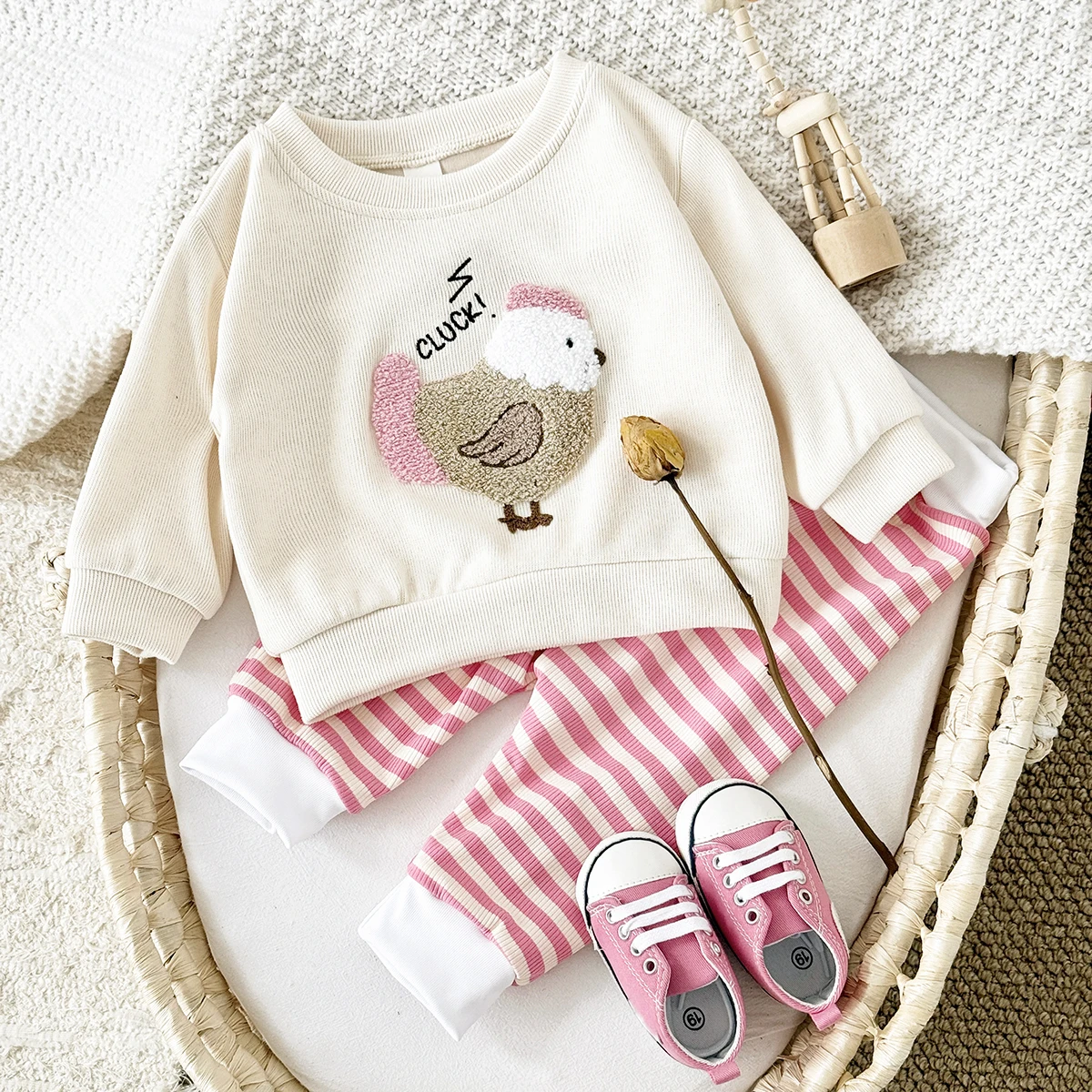 2Pcs/Sets Baby Clothes Sets Ne - đánh giá và giá Baby Nursery Embroidery