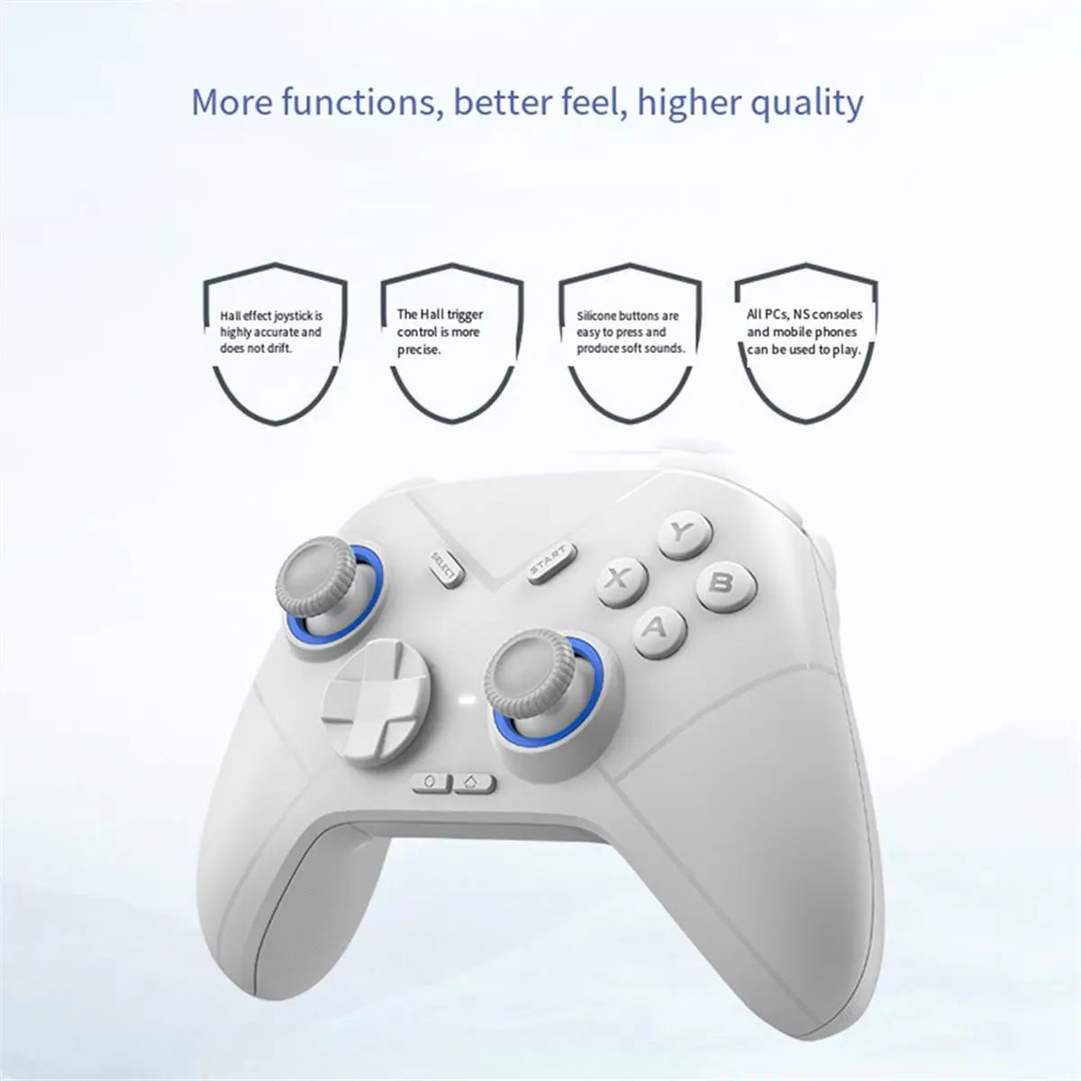 Digital Essentials Direwolf 4 Gamepad Forceflex Joysticks Forceswitch Trigger Wireless Game Handle /PC/Android/IOS/Tablet