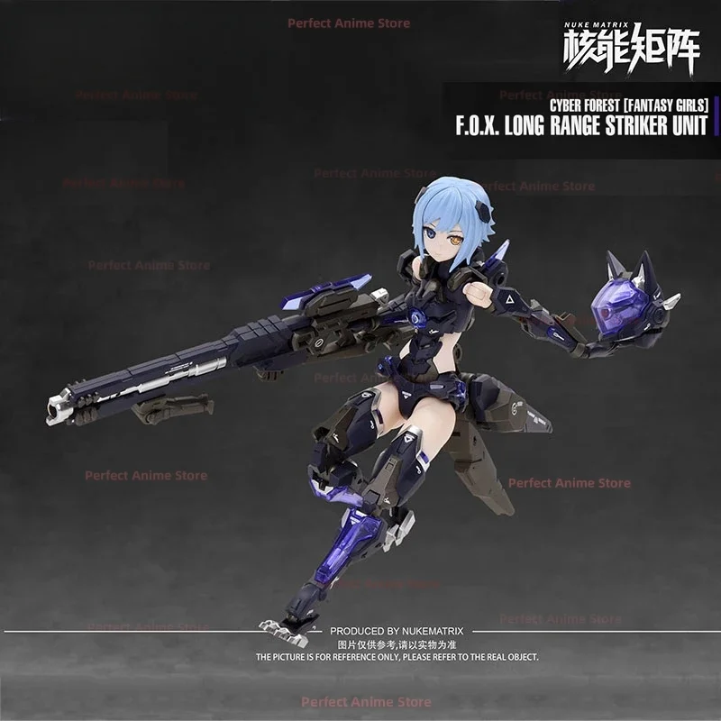 Transformation NUKE MATRIX FOX Long Striker Unit Range Assembly Machine Girl Model Gift Ready Stock