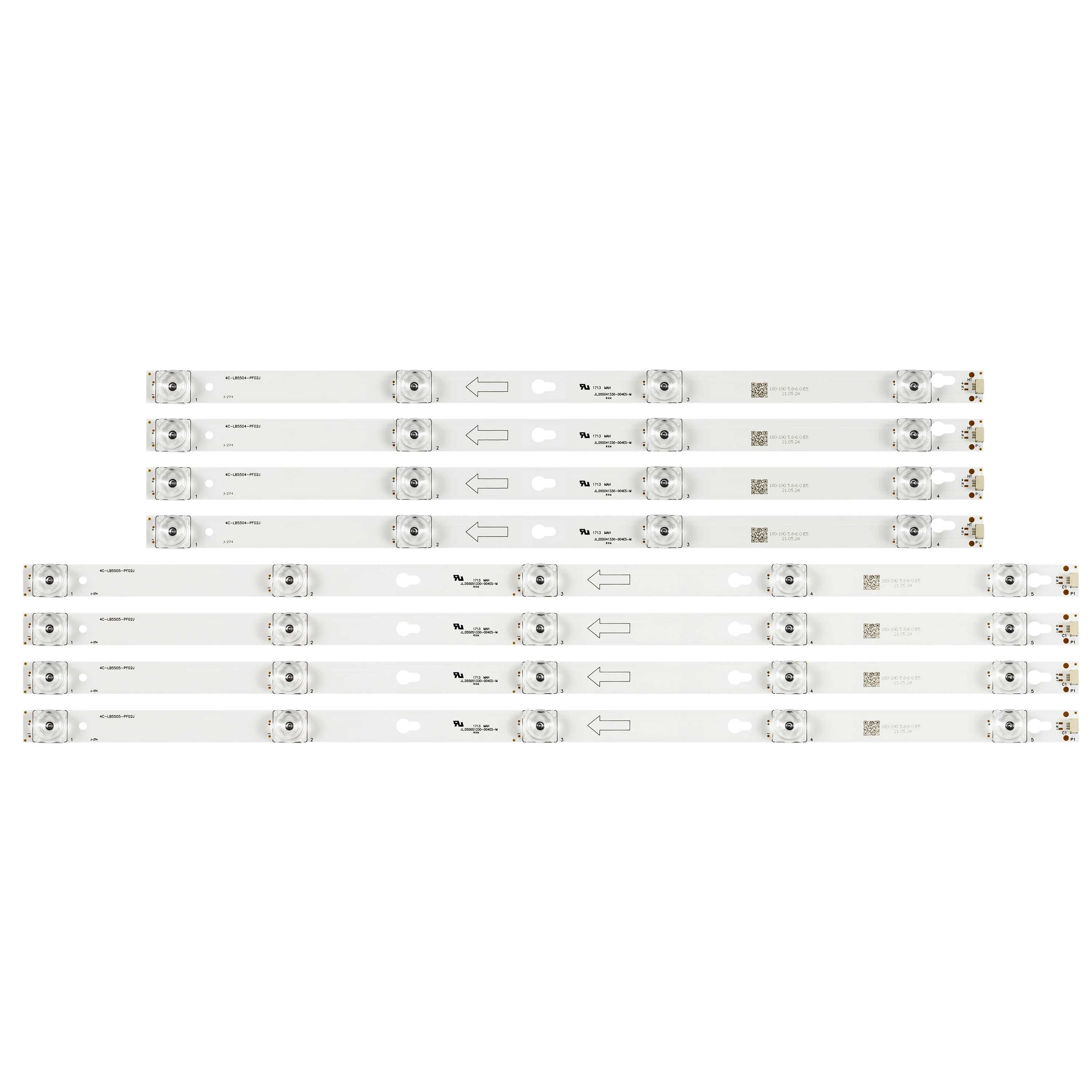 LED Strip For 55S403LFAA U55P6016 U55P6046 U55P6066 55UT6006 55UC6426W 55UC6416 55UC6316 GIC55LB124 GIC55LB125_LED3030F2.1D_V0.4