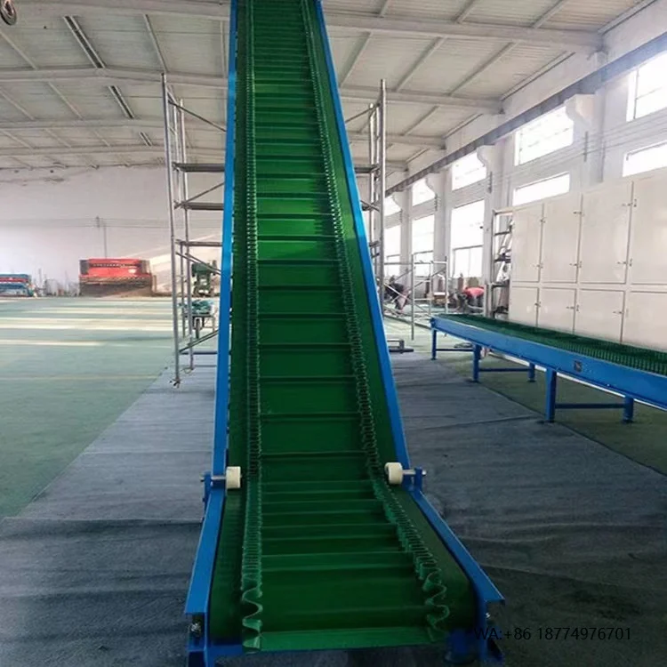 

Эффективный автоматический ленточный конвейер Z с бункером OEM, наклонное ведро, лифт, подъемная лента, система конвейера, юбка, конвейер