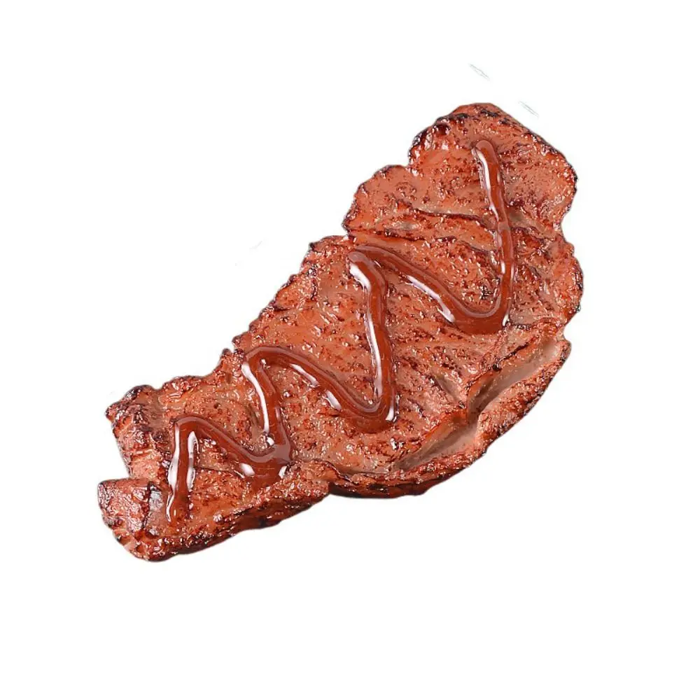 

Western Food Simulation Steak Model Pretend Play Cooking Toys Fake Fried Eggs Corn Broccoli Simulation Kitchen Toy